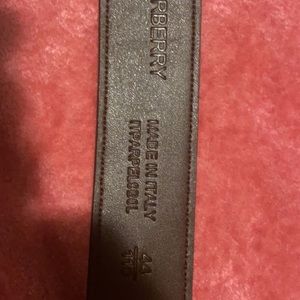 Burberry belt.